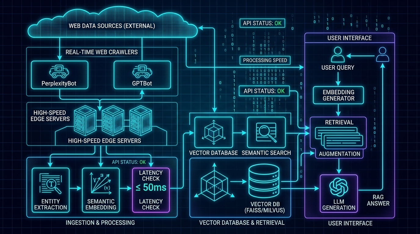 Real-Time Web Crawlers PerplexityBot and GPTBot RAG Pipeline Architecture - NEXUS LABS